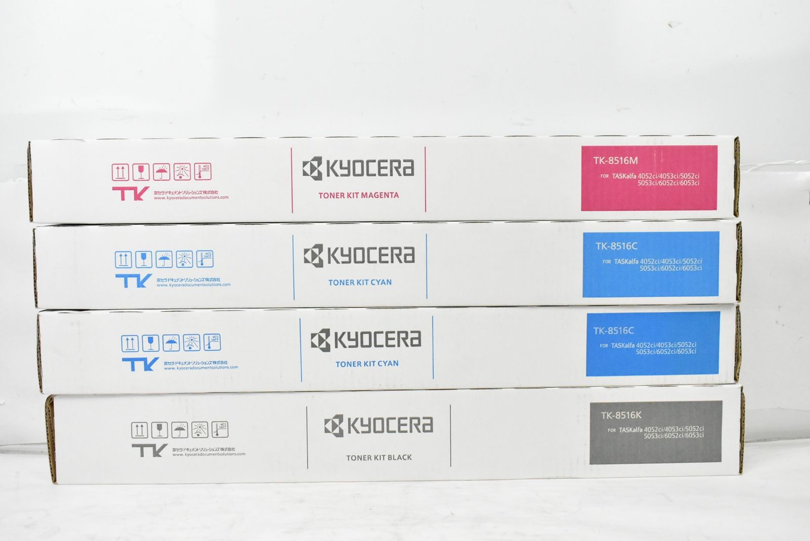 京セラ トナー TK 8516 4本 シアン マゼンタ ブラック KYOCERA L 08 byebye