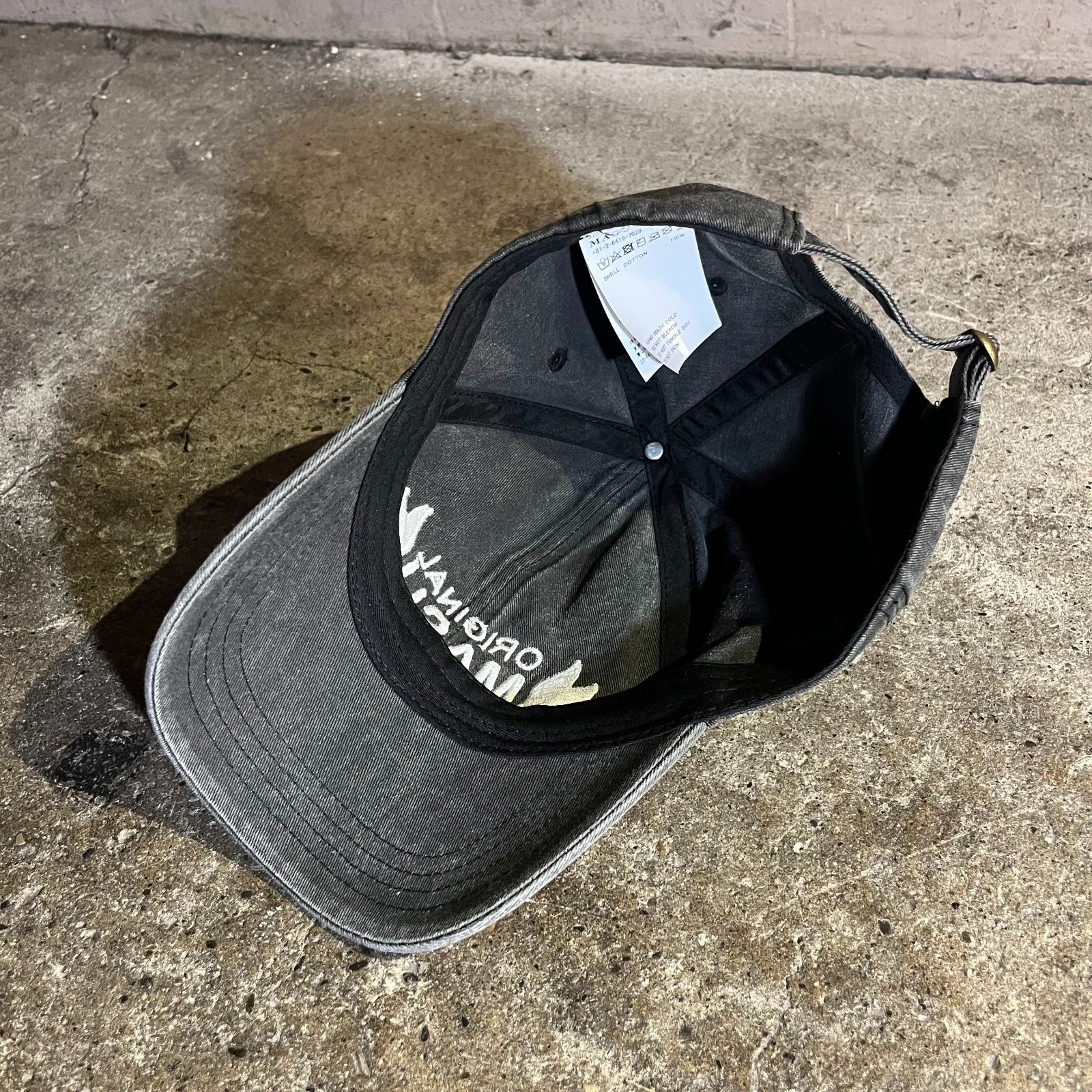 MASU 24aw ORIGINAL MASU CAP FADED BLACK エムエーエスユー 2024aw