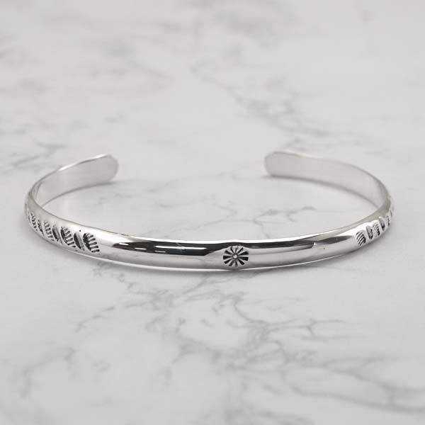 ノースワークス NORTH WORKS ネイティブ調 バングル Mサイズ シルバー900 W 041