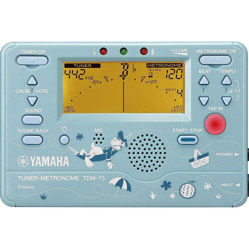 YAMAHA チューナーメトロノーム TDM 75 DD ドナルドダック 品