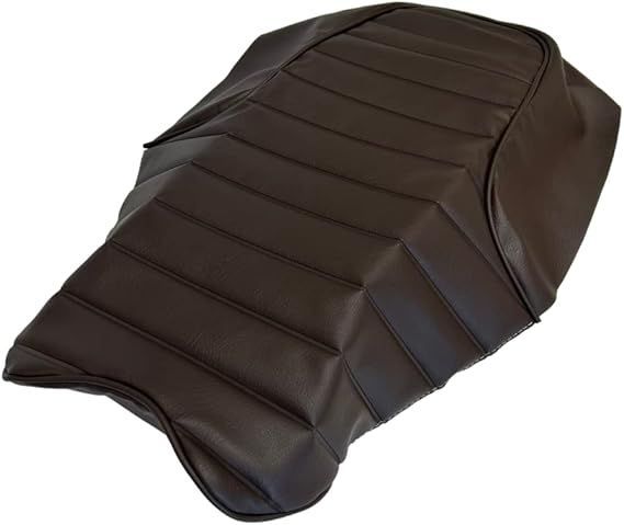 スズキ グラストラッカー250 NJ 47 A 設計 シートカバー 厚手生地 生地色 座面 ブラウンタックロール 後部 ブラウン パイピング色 張替タイプ