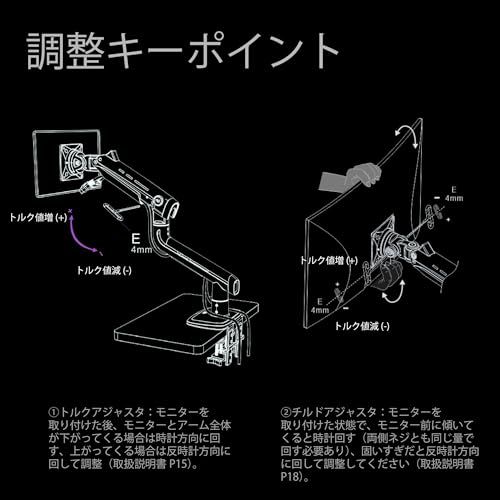  大型モニターアーム 大画面 高耐荷重2-18 24-49インチ対応 ウルトラワイド湾曲用 ゲーミングモニターアーム 24 27 32 34 42 49インチ対応 ディスプレイアーム 曲面モニター 機械スプリング VESA 75 c 9 a 1 8 ce その他 キッチン 食器