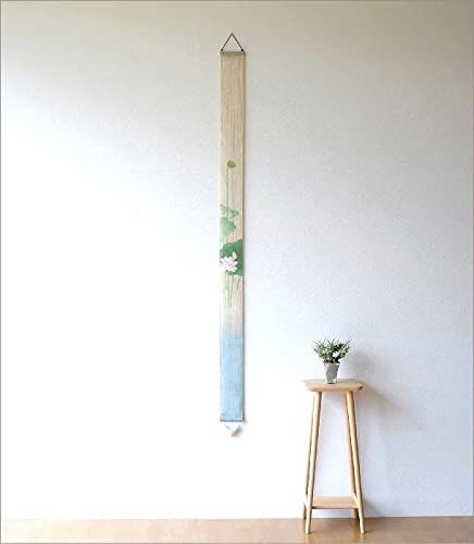 細タペストリー 蓮一輪