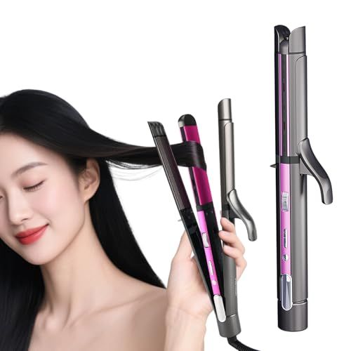 ヘアアイロン コテ 3 wayヘアアイロン 2025 瞬間水分蒸発しない 130℃ 220℃ 9000万マイナスイオン 6段階温度設定 32 mm カール ストレート両用 急速加熱 360度回転コード 100 V-240 V海外対応 0 c 2484 cd