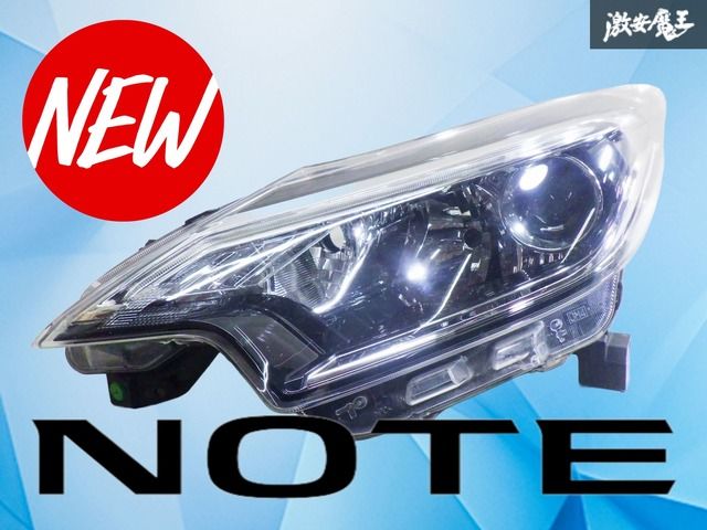 E12 ノート・ヘッドランプ・左・プロジェクター/LED 【公式通販】