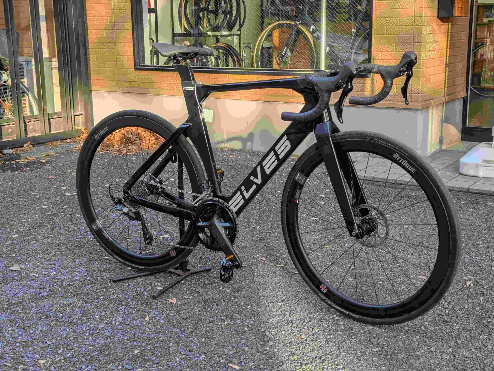 並品 ELVES FALATH EVO ディスク 2 x 12 s 105 油圧 カーボンホイール