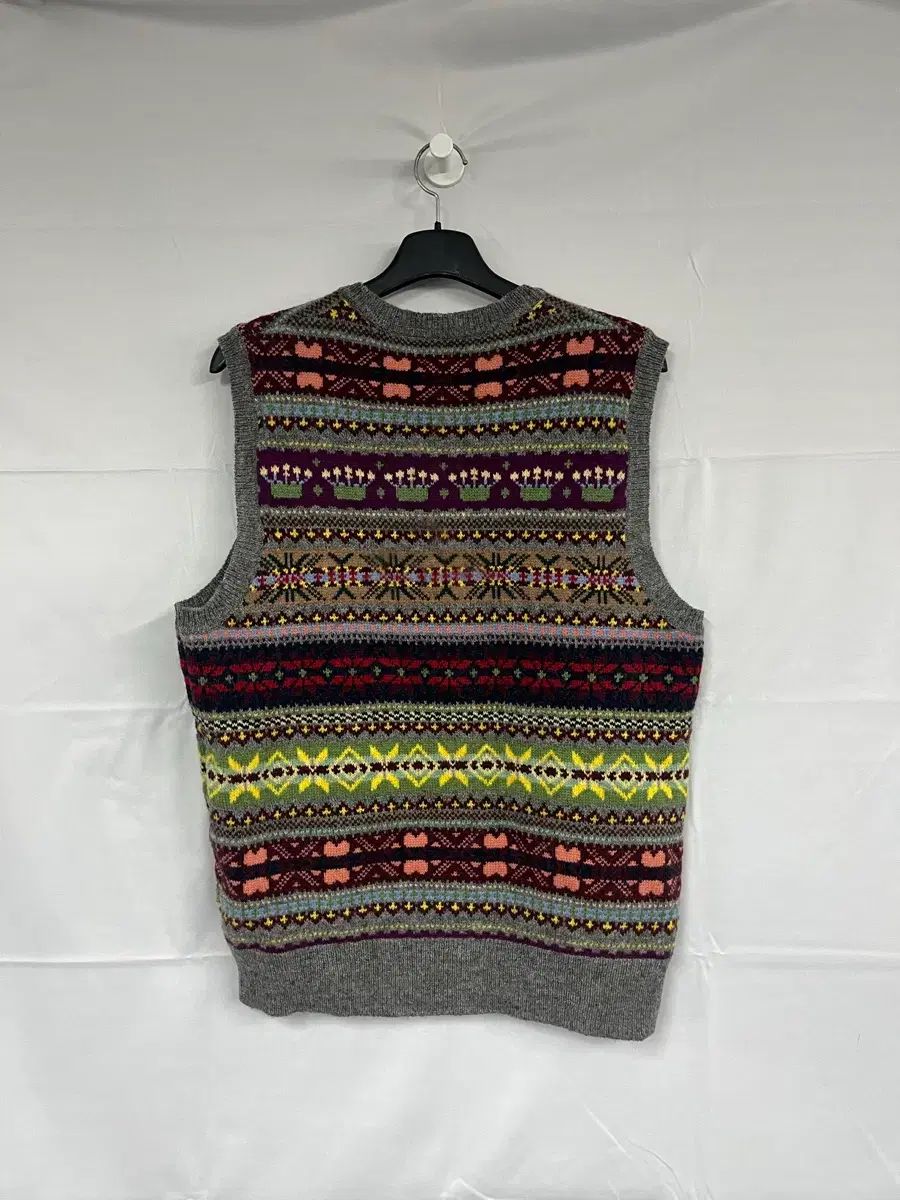 ポロ ラルフローレン インタルシア ニット ベスト Lサイズ