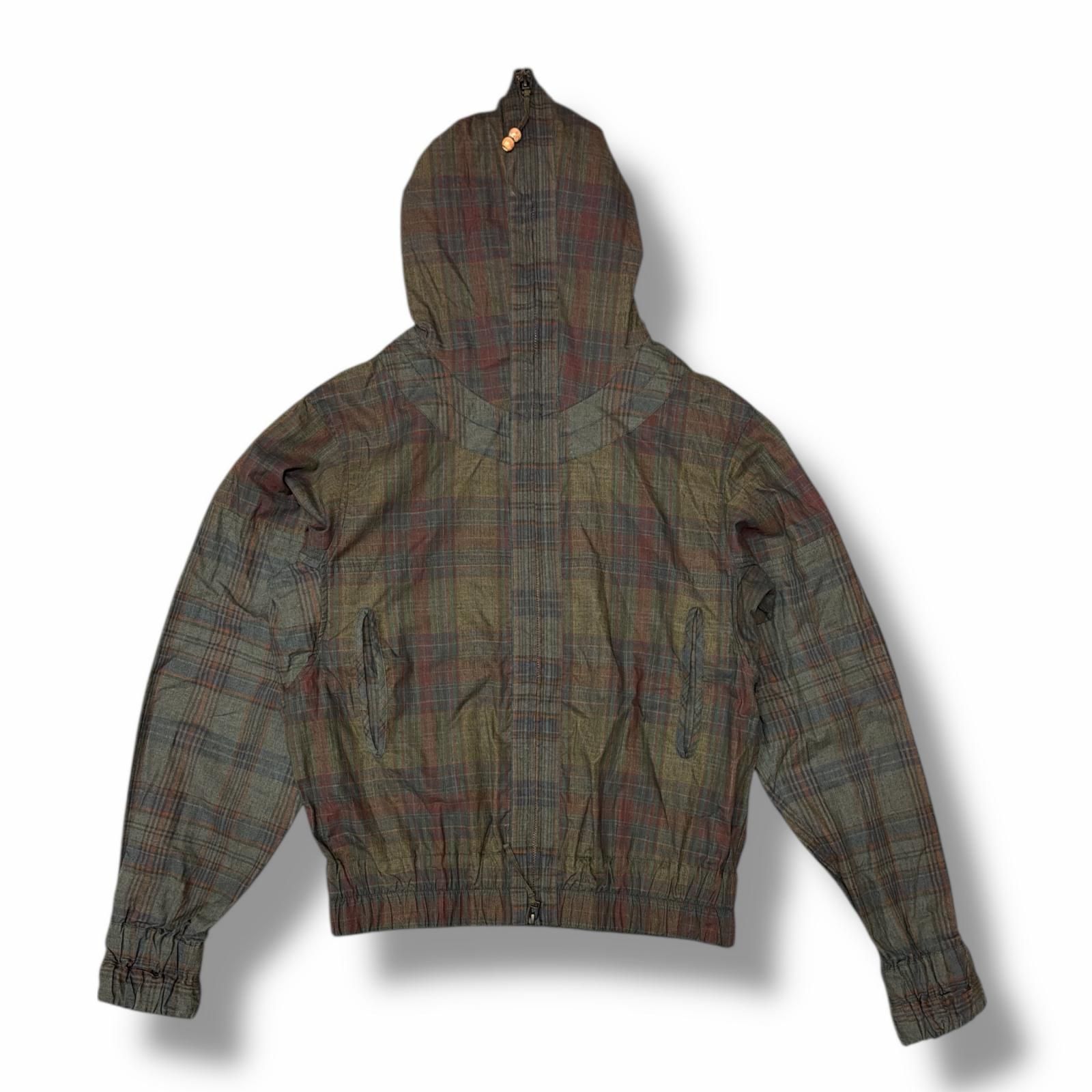 参考上代60500円 未使用 JIAN YE 25AW 鬼 HOODIE -2.COLOR- チェック 