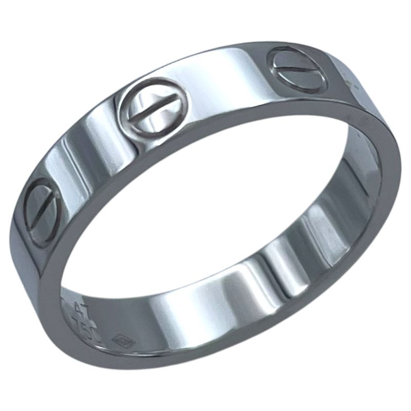 カルティエ Cartier ミニラブ リング ホワイトゴールド Au 750 ジュエリー