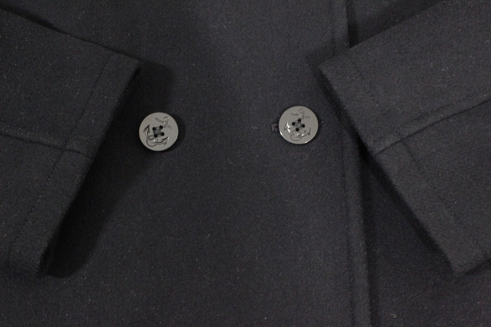 54【美品】イーストボーイ ピーコート 11 ダークネイビー 濃紺 L 女子