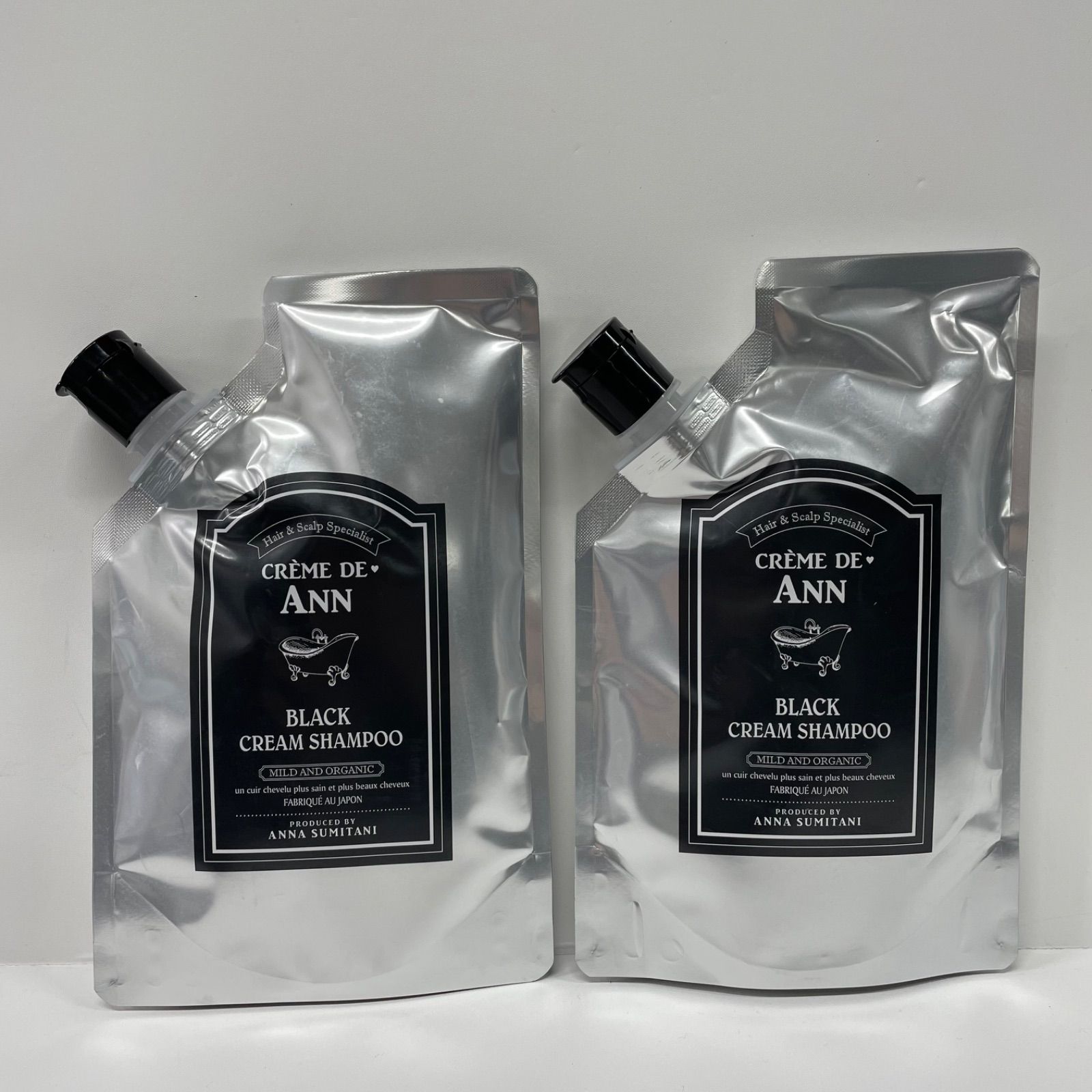 人気定番，高品質 M2693 K creme de Ann クレムドアン ブラッククリームシャンプー BB＜クリーム洗髪料＞300g　計2点セット シャンプー
