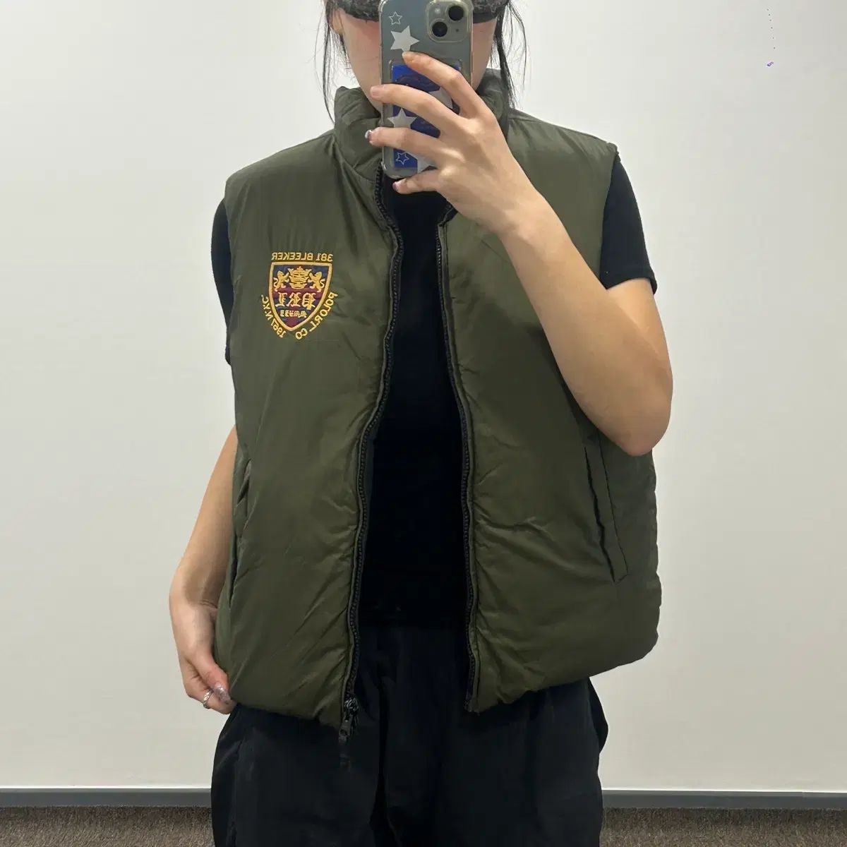 ポロ パープルポニー リバーシブル ダウンベスト