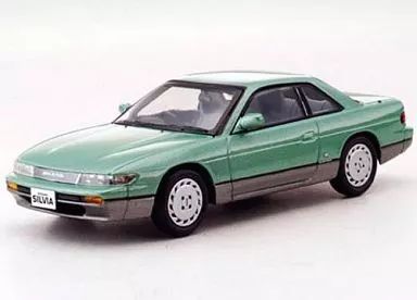 中古】ミニカー 1/43 ニッサン シルビア Q`s (S13) (ライムグリーン