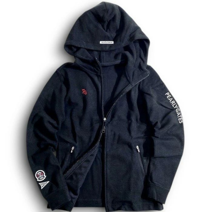 パーリーゲイツ ゴルフ 日本製 フーディ パーカー ウエア 定価3.5万 4 PEARLY GATES（パーリーゲイツ） 【PREMIUM SALE 50%OFF】PEARLY GATES
