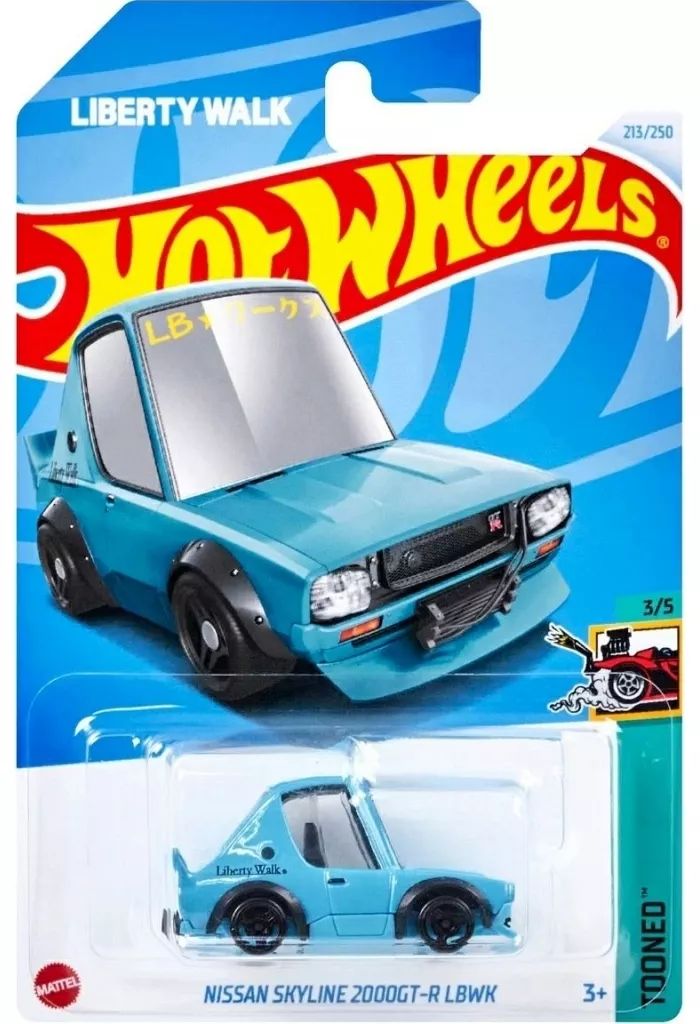 中古】ミニカー 1/64 日産 スカイライン 2000GT-R LBWK 「Hot Wheels