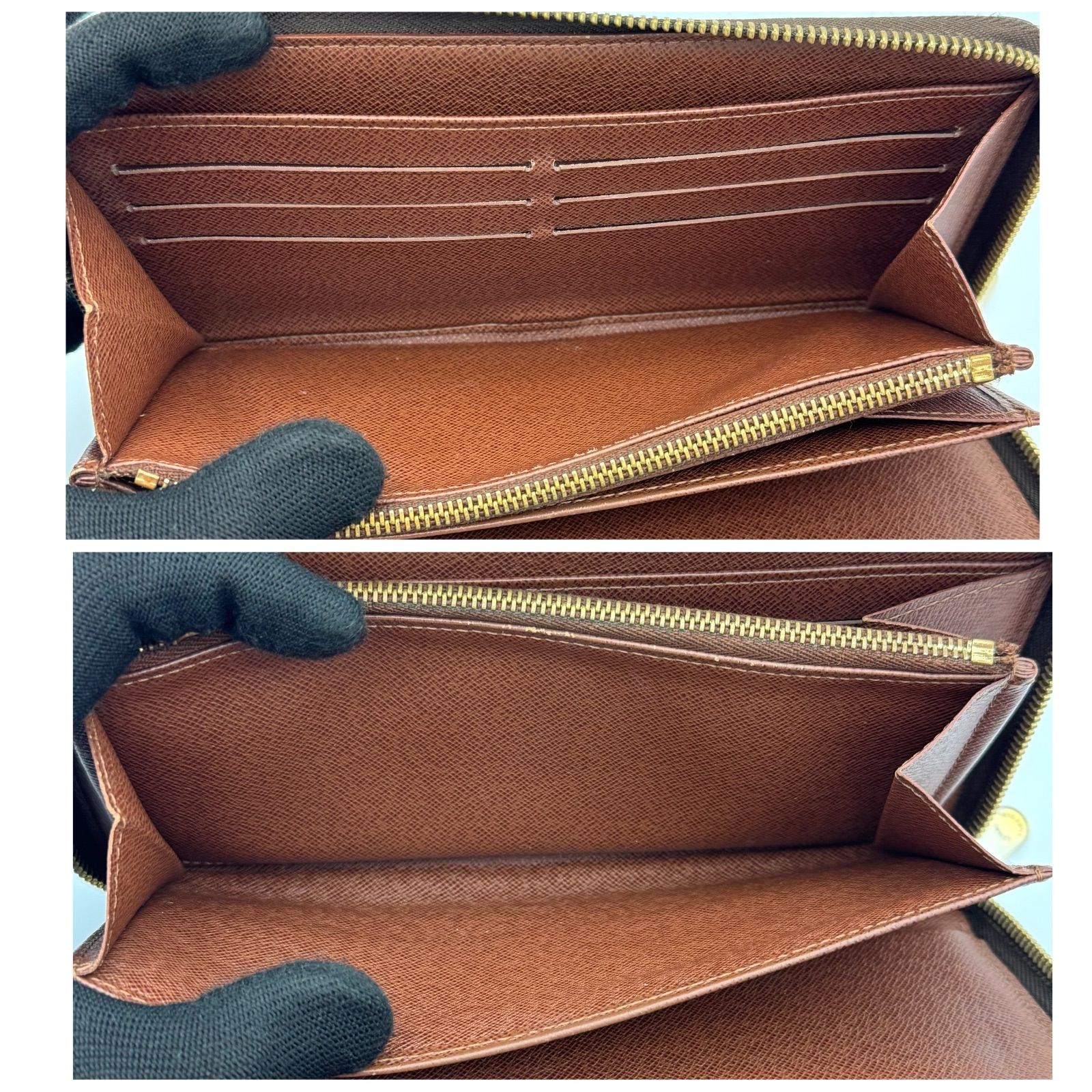 ルイヴィトン LOUIS VUITTON 長財布 ジッピーオーガナイザー ラウンド