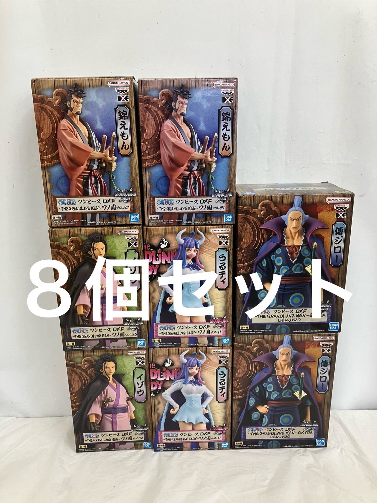ワンピース フィギュア　11点　まとめ売り【新品未開封】 未開封 ONE PIECEワンピース DXF フィギュア 8個 LFQ065 f099 - メルカリ