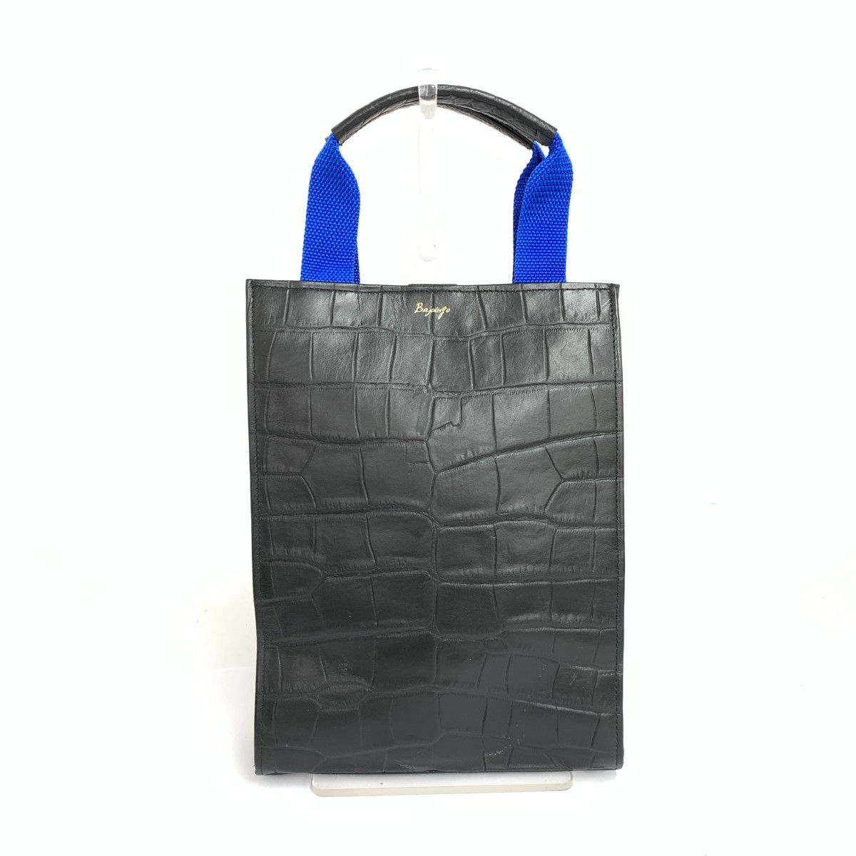 本革 ミニトートバッグ クロコ型押し 国産牛革 BajoLugo バジョルゴ 本