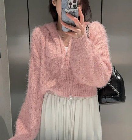 Homme girls ニットフーディー Homme girls ニットフーディー Homme girls ニットフーディー Homme