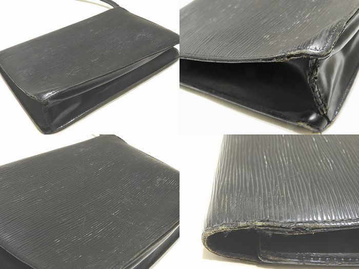 LOUIS VUITTON ヴィトン セリエ ドラゴンヌ セカンドバッグ M 52612 エピ ノワール リスト付 MI 0920 メンズ クラッチバッグ 7 K