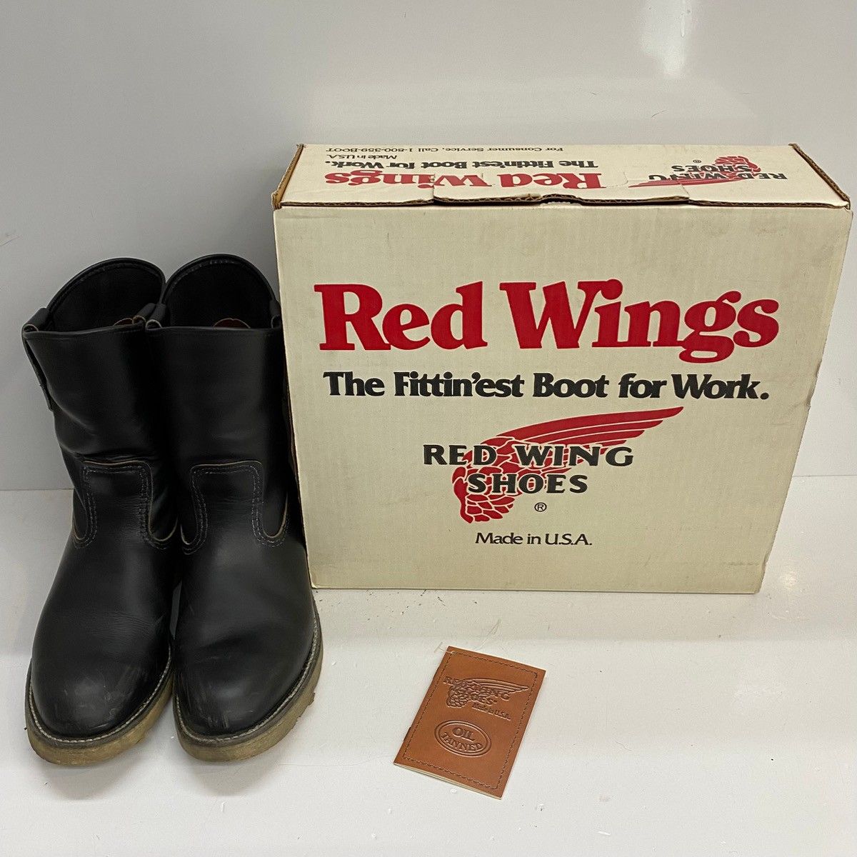 レッドウィング RED WING 90's 97年製 茶芯 7E 箱付き 8169 メンズ靴
