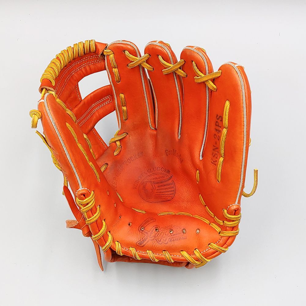 クリーニング済み 】 小売 スラッガー 軟式グローブ / 内野手用 型付け