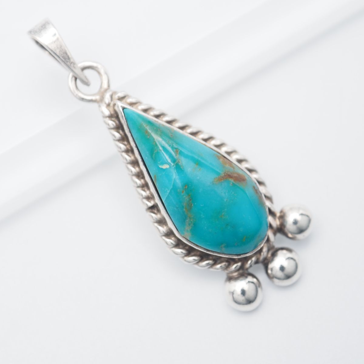 J 650 ターコイズ トルコ石 MEXICO 刻印 ペンダント トップ デザイン シルバー チャーム ヘッド ヴィンテージ 誕生石