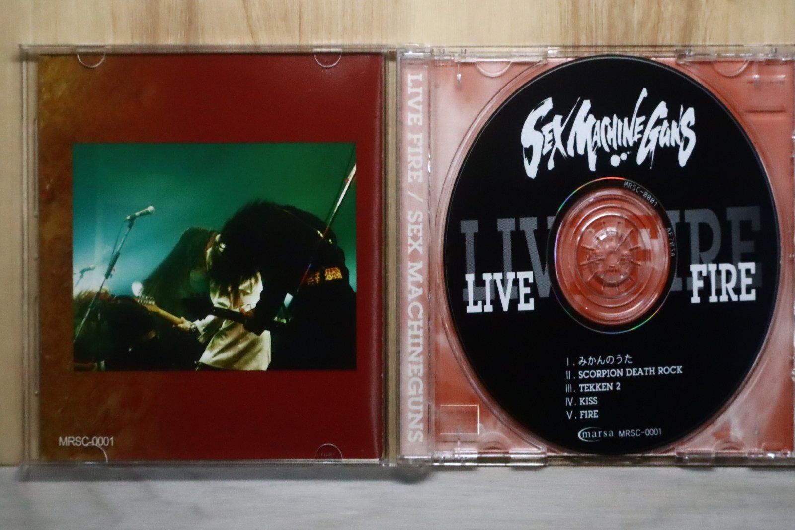 国内盤CD☆セックス マシンガンズ/SEX MACHINEGUNS□ Live Fire