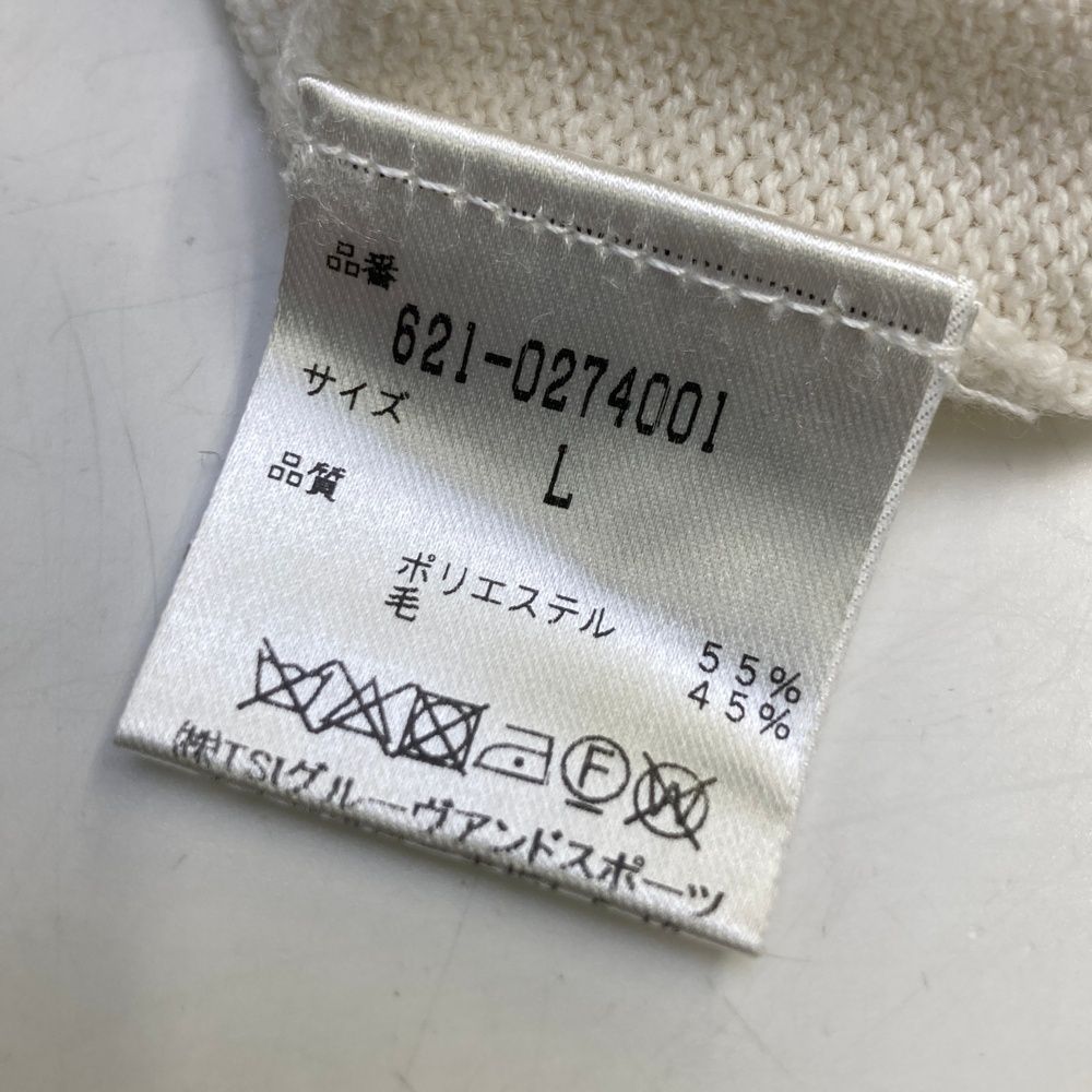 サイズ：L PING ピン ニットベスト ホワイト系 [240101574911] ゴルフ