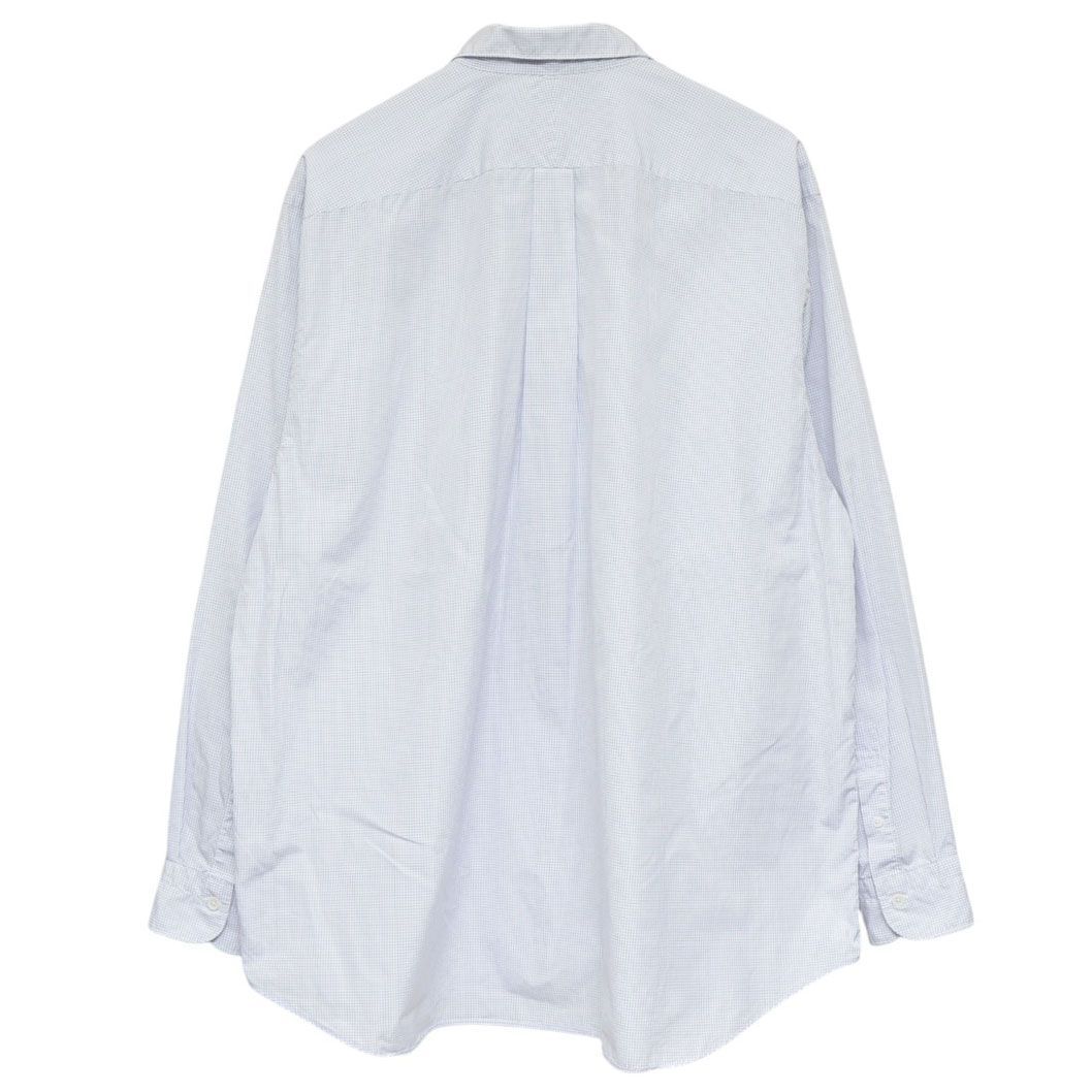 COMOLI コモリ 2021SS ポプリンシャツ チェックシャツ T01-02004