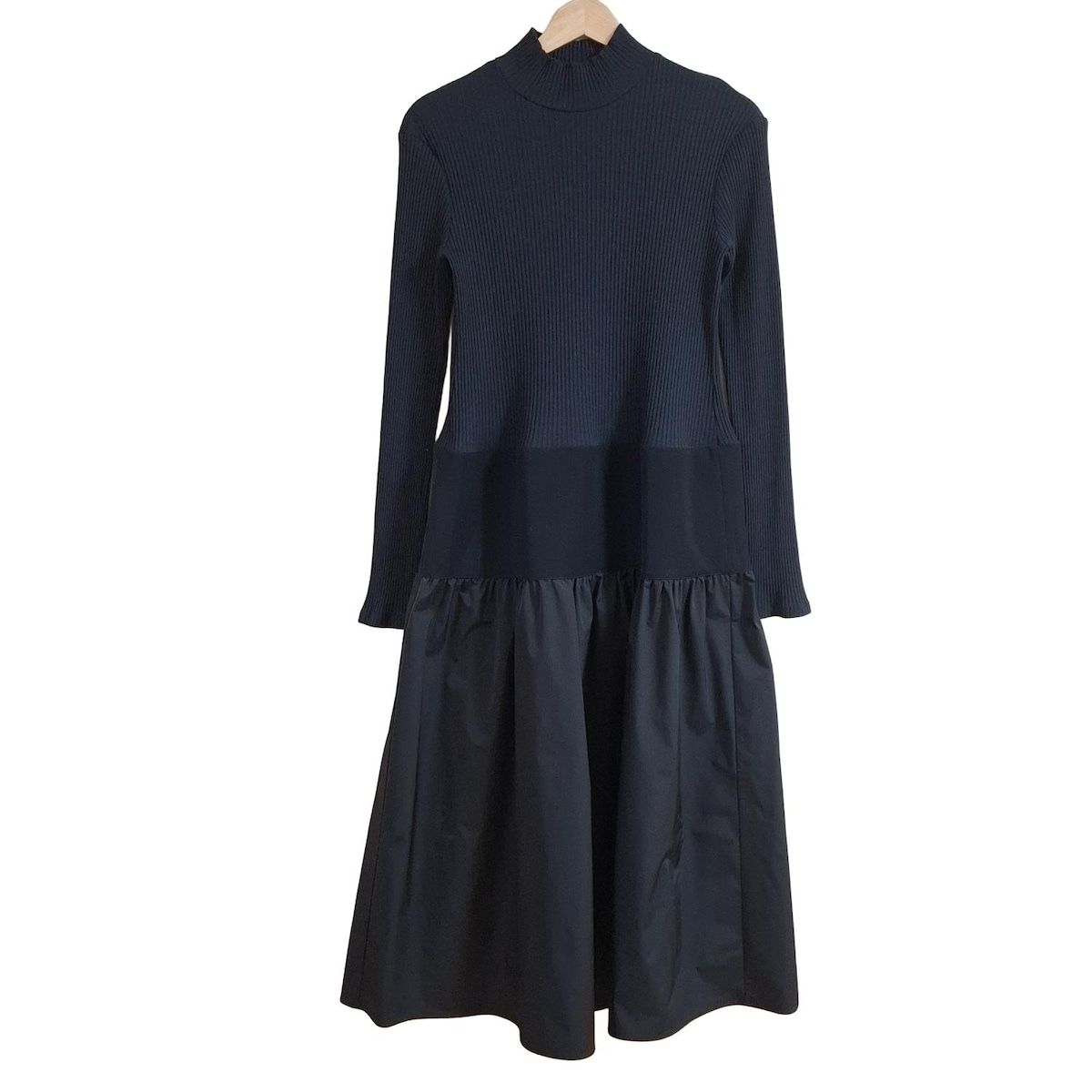 LE CIEL BLEU ブラック ロングワンピース LE CIEL BLEU ブラック ロングワンピース LE CIEL BLEU ブラック