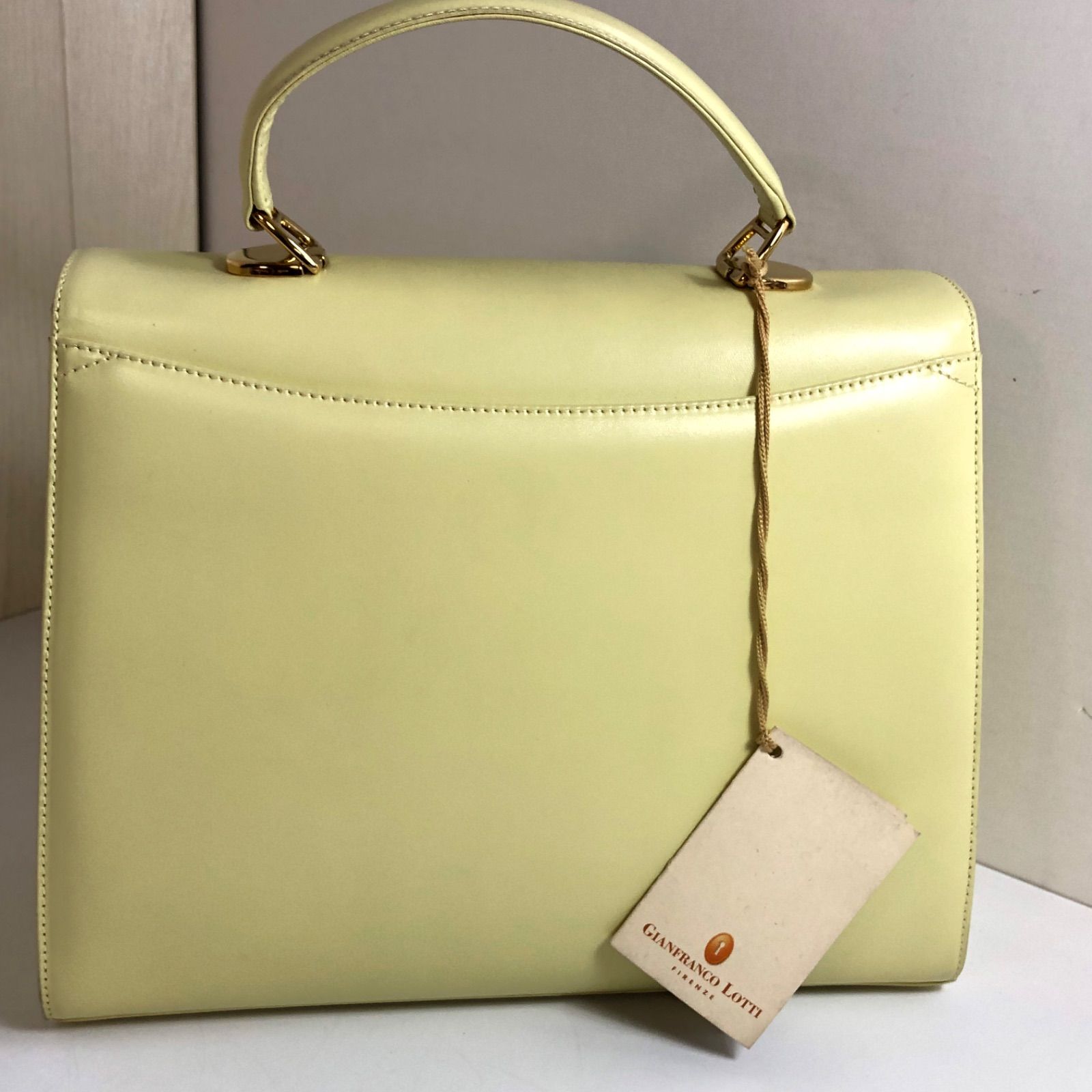 ジャンフランコロッティGIANFRANCO LOTTI レザー 2wayバッグ☆未使用 