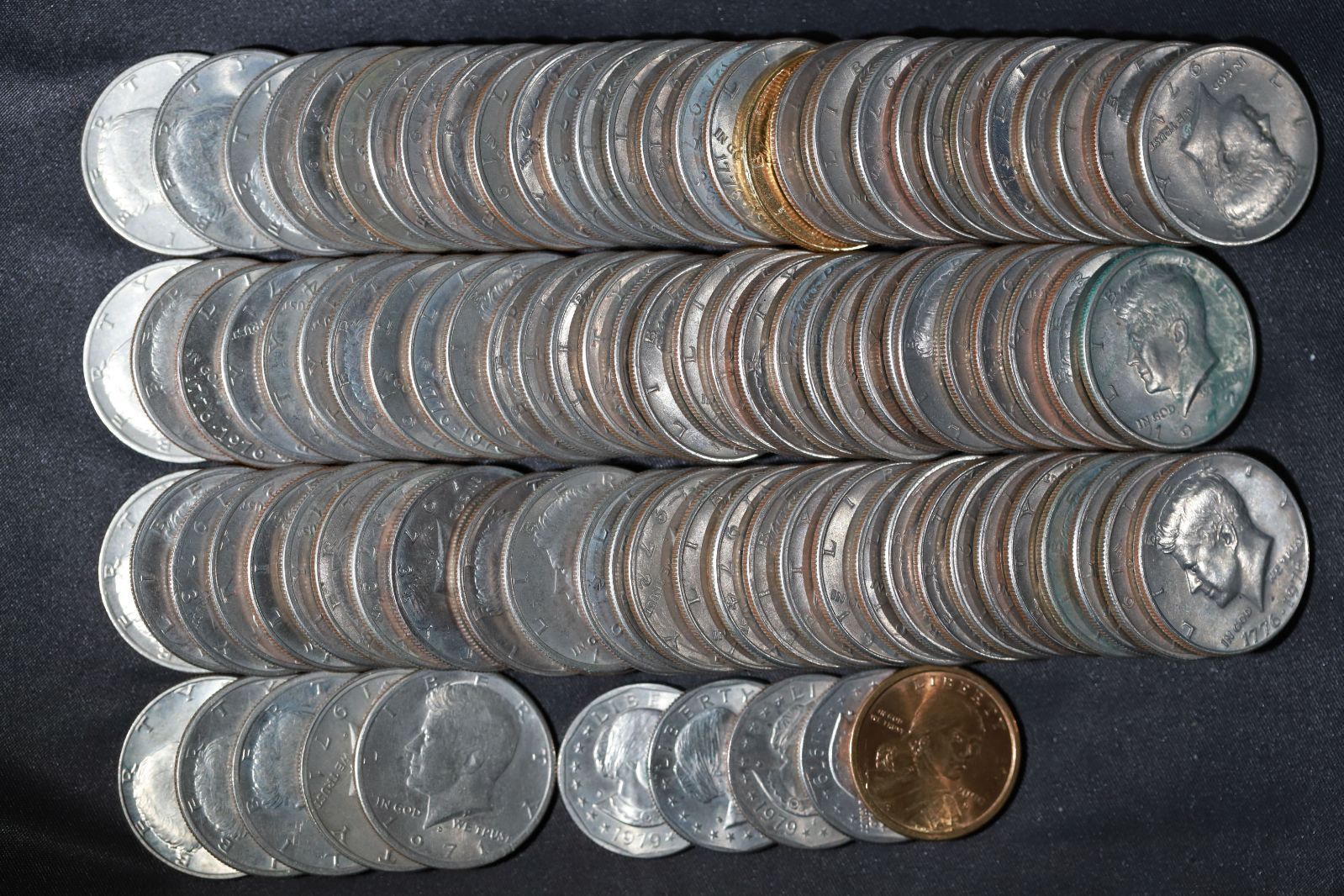 USA アメリカ合衆国 アメリカドル 硬貨まとめて 節約 約52.5米ドル 外国コイン ベスト USA アメリカ合衆国