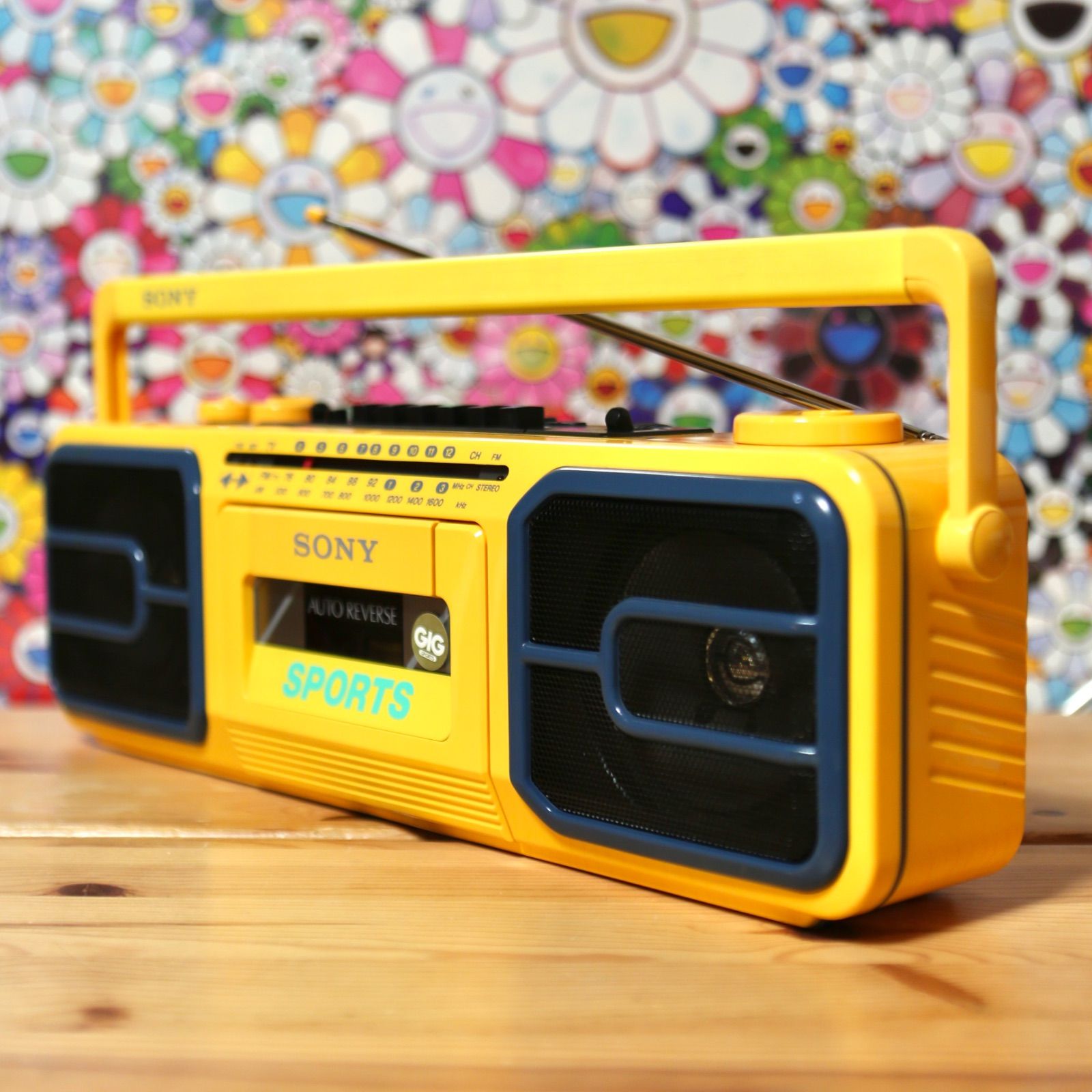 SONY ソニー CFS-V75（1984年発売　防滴SPORTSシリーズ） SONY SPORTS CFS-V75 防滴仕様 ラジカセ ソニー スポーツシリーズ 80