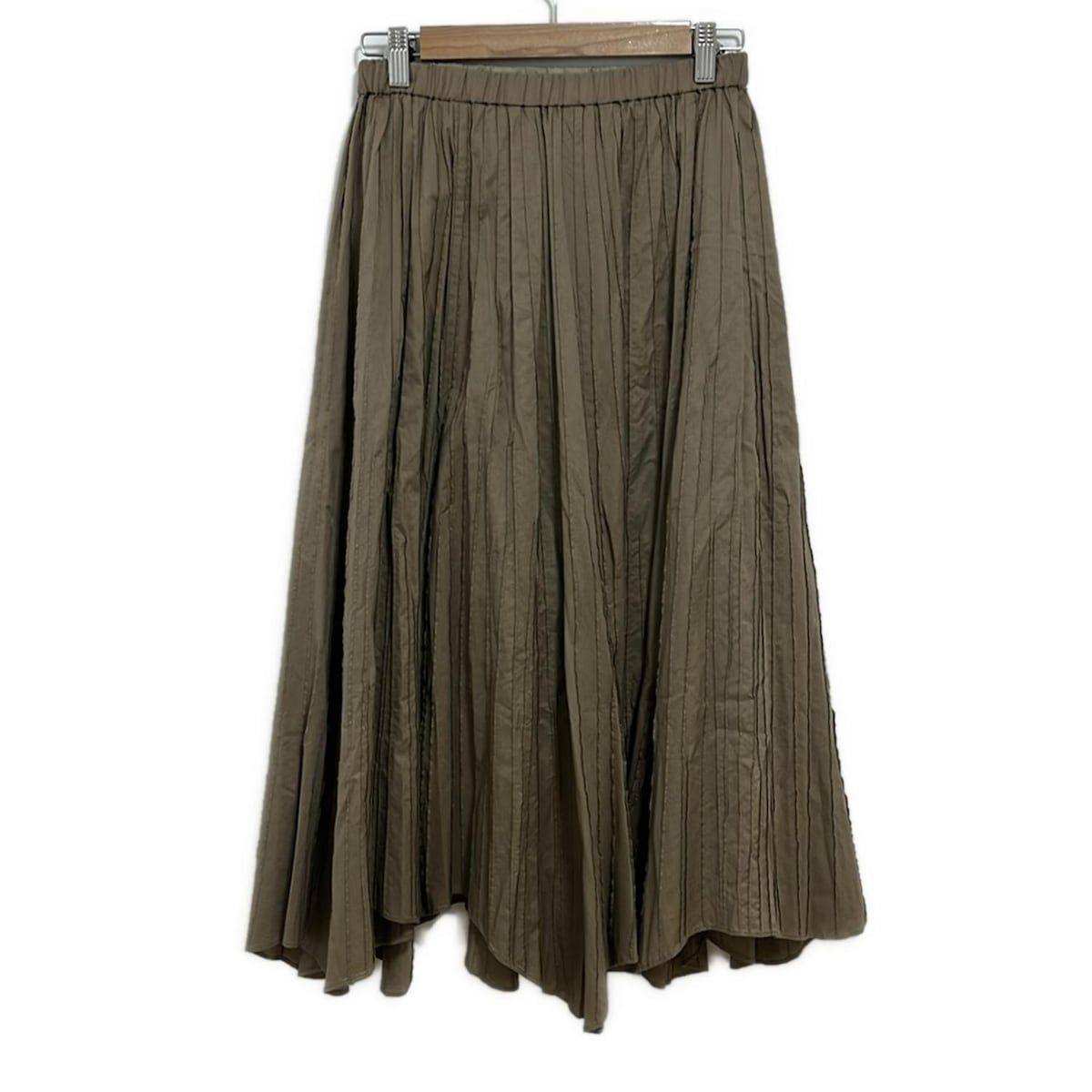 HaaT HeaRT ハート ロングスカート サイズ2 M レディース ダークブラウン 変形デザイン