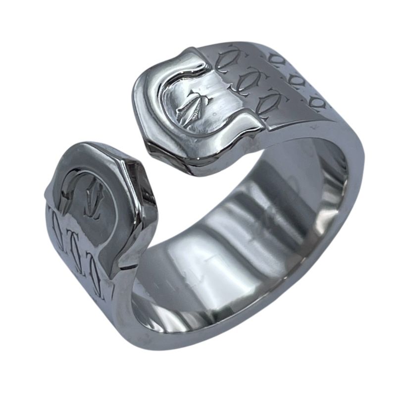 カルティエ Cartier C 2リング ホワイトゴールド 750 ジュエリー