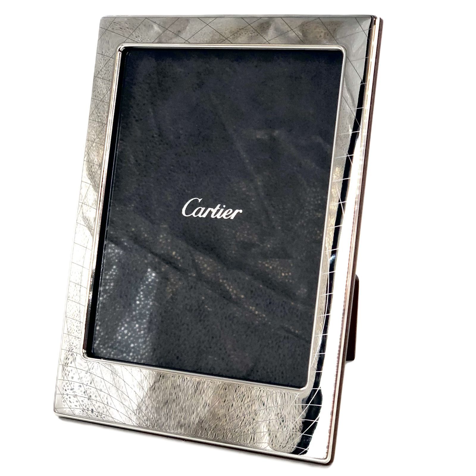 Cartier カルティエ フォトフレーム 写真立て シルバー インテリア【PF