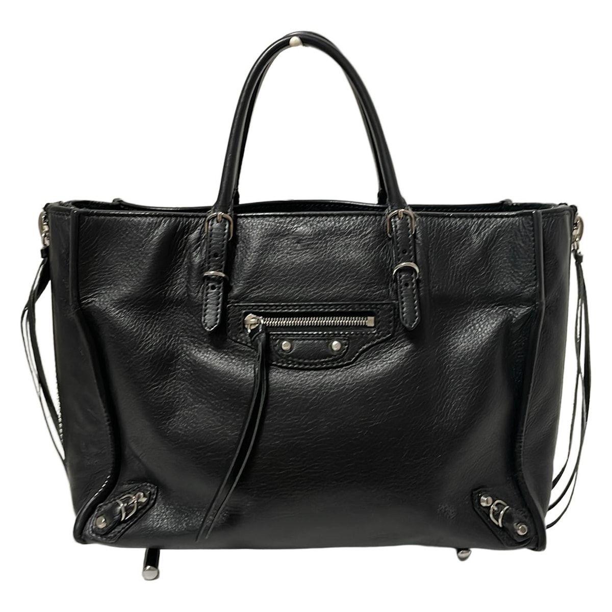 BALENCIAGA(バレンシアガ) トートバッグ ペーパーA6 370926 黒 ミニ