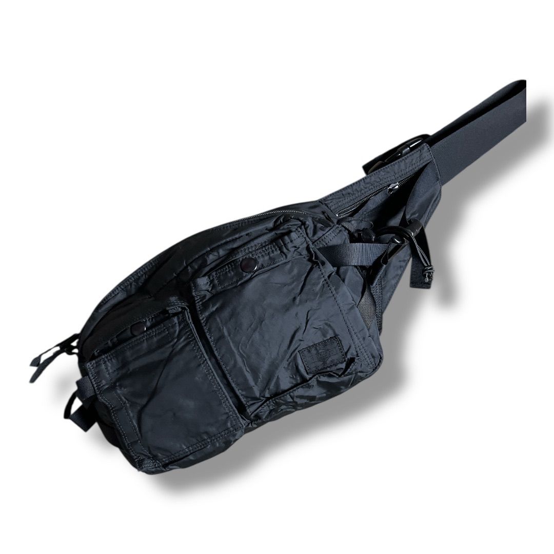 美品　ヘッドポーター　ブラックビューティー　ウエスト　ポーチ　ボディー　バッグ BLACK BEAUTY by HEAD POPTER ブラックビューティー バイ ヘッド