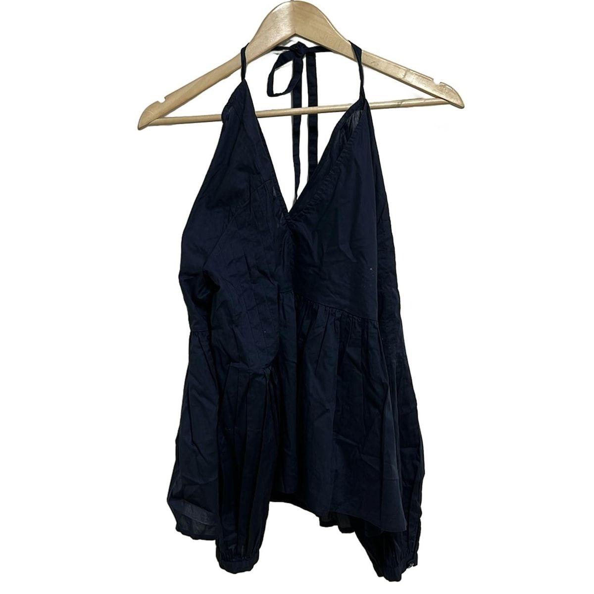 Merlette マーレット 長袖カットソー レディース - ネイビー Vネック