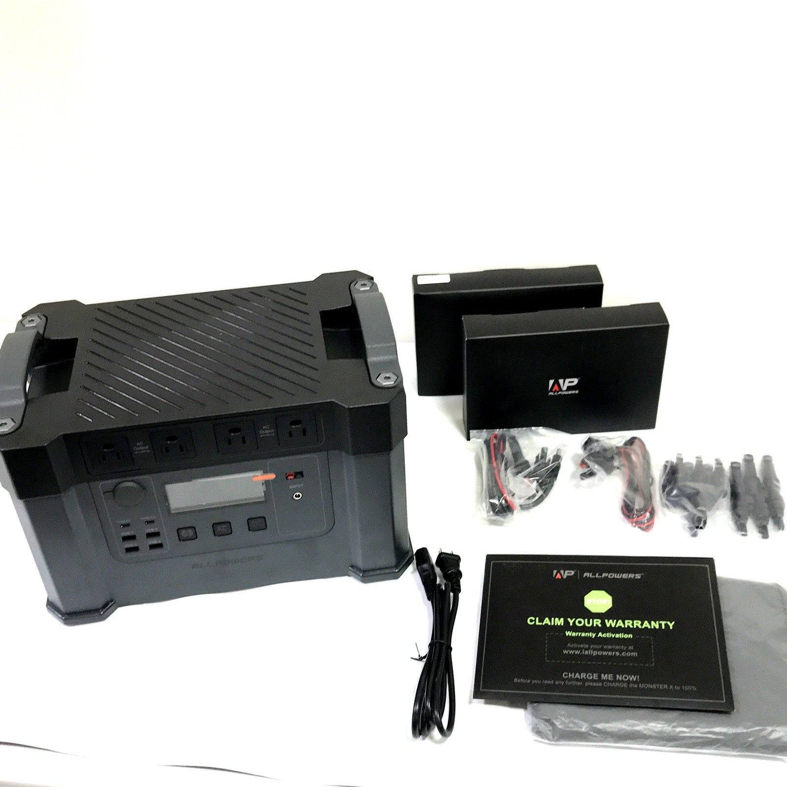 オールパワーズ S 2000 AP SS 009 MonsterX ポータブル電源 非常用電源 防災用具 キャンプ アウトドア TA 3793