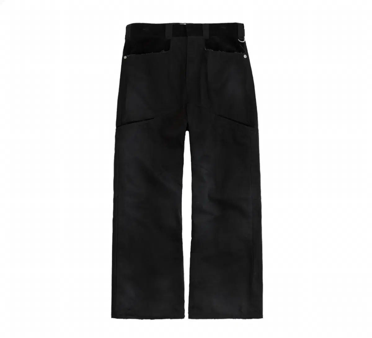 ポリテルスラッシュ チノ パンツ ブラック