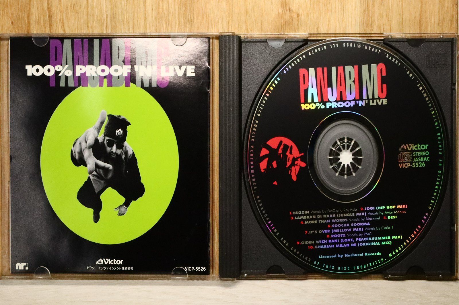 国内盤CD☆パンジャビMC/Panjabi MC□ 100%プルーフ&ライヴ 【VICP5526