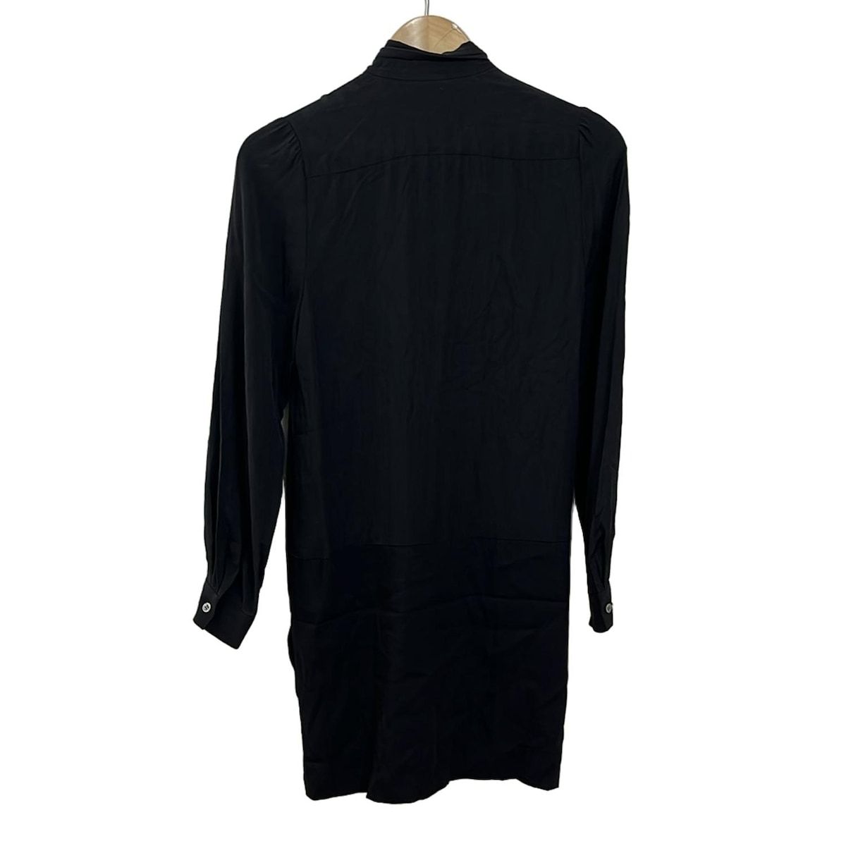 theory(セオリー) ワンピース サイズ2 S レディース - 黒 ボウタイ