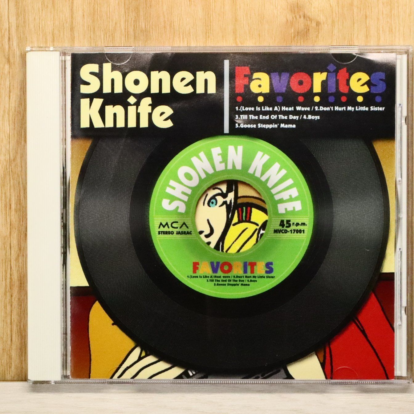 CDセット 6枚　少年ナイフ　Shonen Knife 国内盤CD☆少年ナイフ/Shonen Knife□ Favorites 【MVCD17001