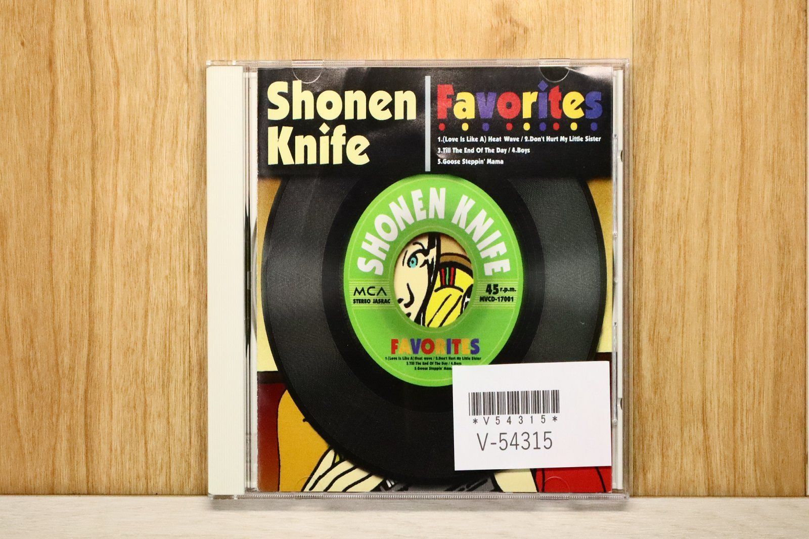 国内盤CD☆少年ナイフ/Shonen Knife□ Favorites 【MVCD17001