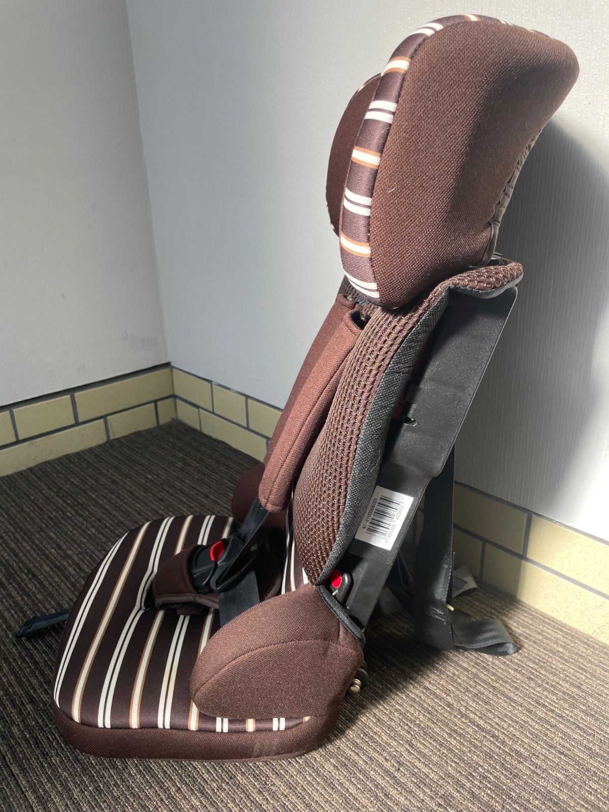 美品❗️ 日本育児 トラベルベストECプラス ブラウン ジュニアシート