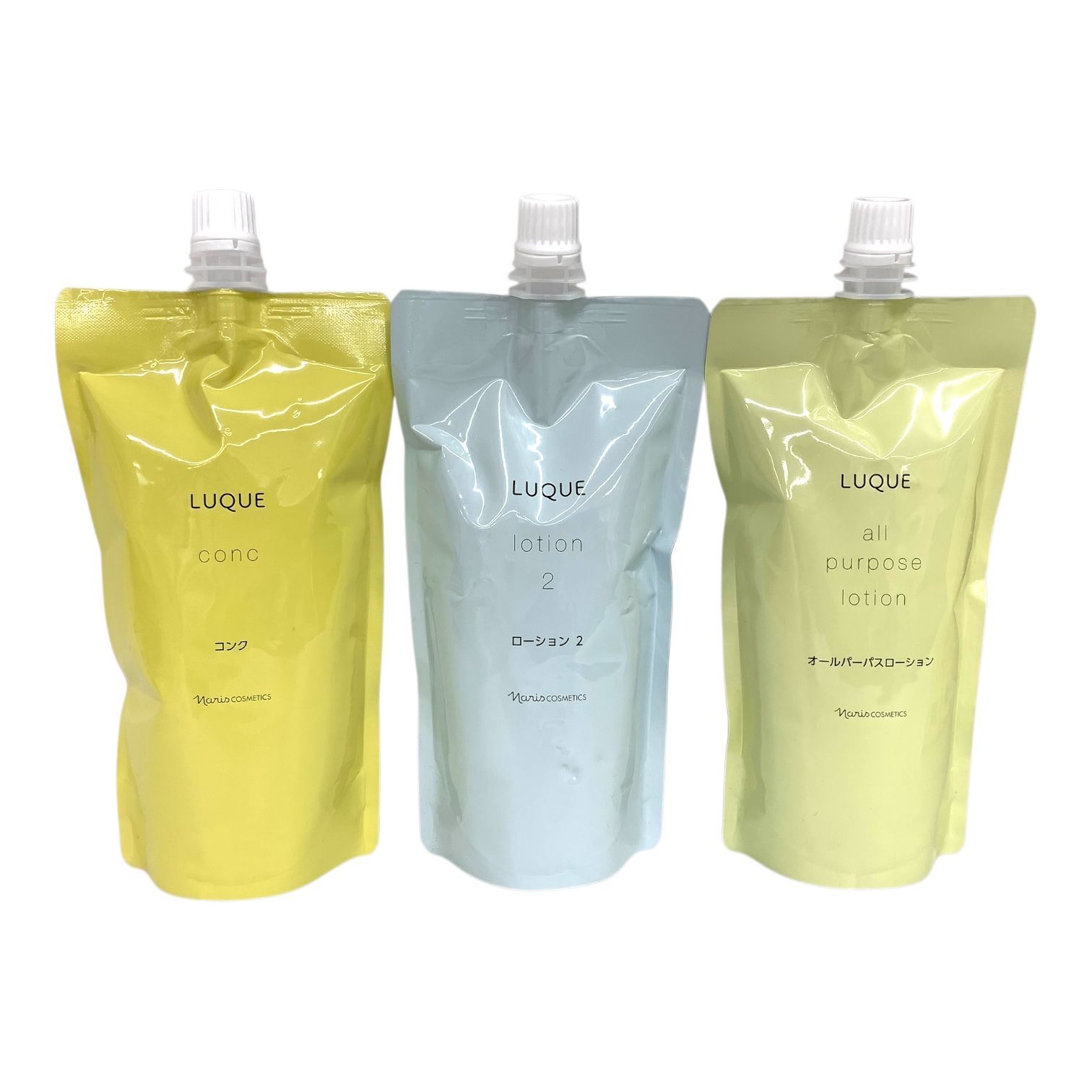 トクキレ ナリス ルクエ つめかえ＆本体 4種5点セット コンク ローション オールパーパス