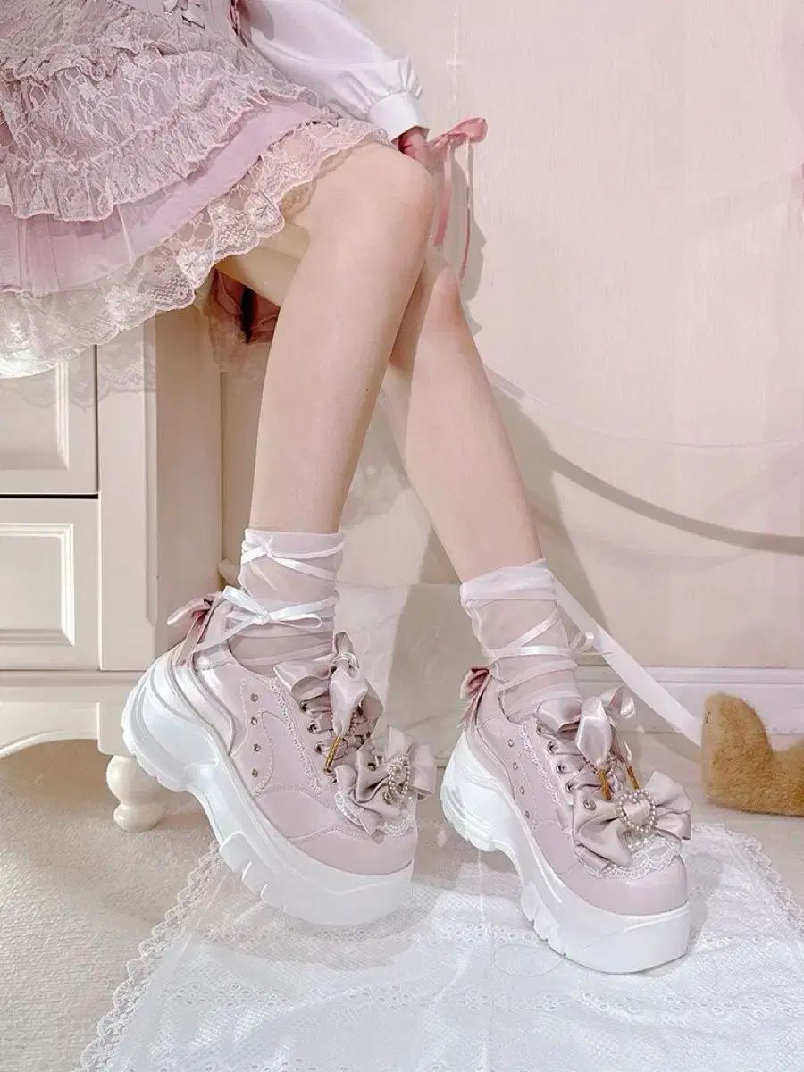  転校生 地雷系 WHO フード フラットフォーム シューズ 3 COLOR フラットシューズ バレエシューズ パンプス