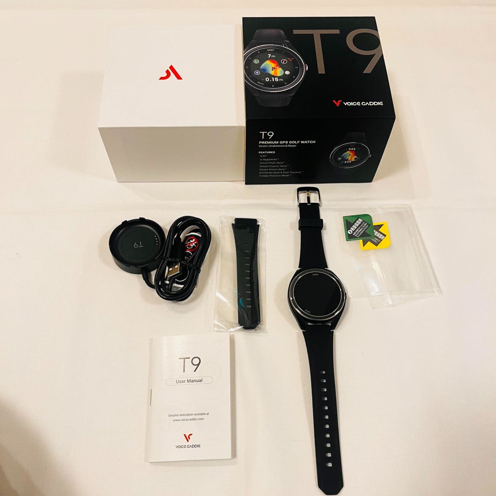 Voice Caddie T9 ブラック 時計型ゴルフナビ No2795 - メルカリ